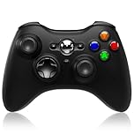 SWCTIM Xbox Controller Wireless Compatible with Xbox One S/X/Xbox Series S/X,Windows PC,Xbox One Controller with 2.4GHz Wireless Adapter,with 3.5mm Headphone Jack,Black