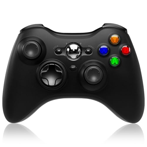SWCTIM Xbox Controller Wireless Kompatibel mit Xbox One S/X/Xbox Series S/X,Windows PC,Xbox One Controller mit 2.4GHz Wireless Adapter, mit 3.5mm Kopfhörerbuchse,Schwarz
