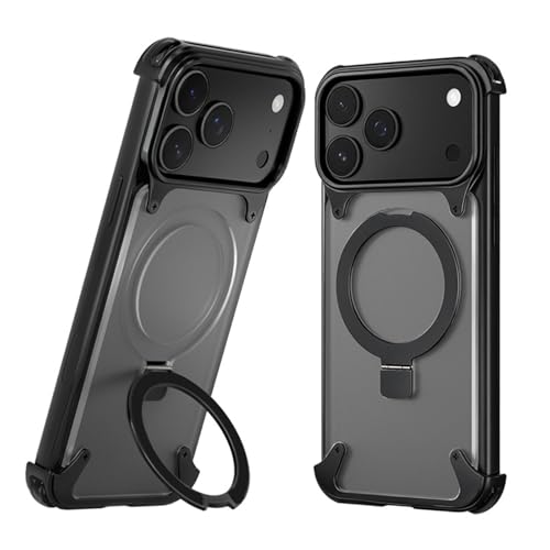 Coque iPhone 17 Pro béquille magnétique pour éviter les chutes et rayures