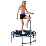 SPORTNOW Trampoline de Fitness 114 cm avec Cordes élastiques, poignée...