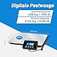 KUAIVO Paketwaage, 200kg/10g Hochpräzision Plattformwaage, Digitalwaage mit Hold/Tara Funktion, Postwaage aus Edelstahl für Pakete, Gepäck, Lagerhaus, Unternehmen und für den Hausgebrauch, Aufladbar