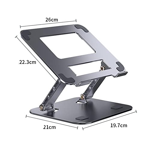 Support d'ordinateur portable bureau vertical ascenseur métal noir - 3
