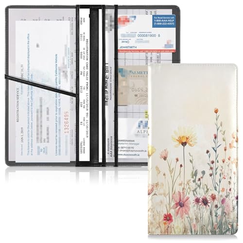Organizador para documentos de cuero miniatura 2