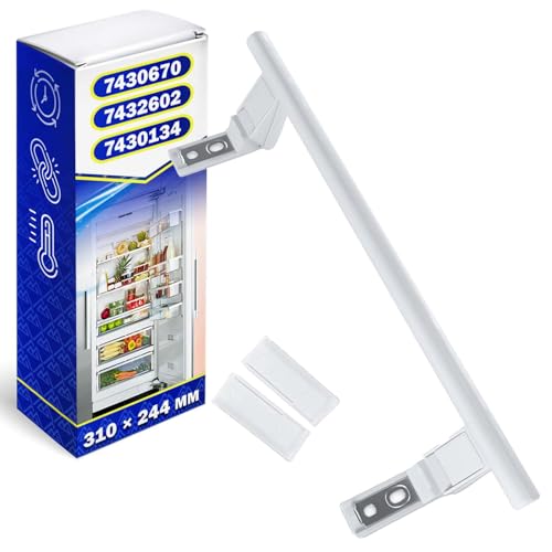 MONTERAL Gefrierschränke Kühlschrank Griff Universal mit 2 Kappen Befestigungslöcher 244 mm Größe 310 x 113 mm mit dem Originalcode 7432602 7425670 742567000 für Liebherr - Garantie 10 Jahre MONTERAL Gefrierschränke Kühlschrank Griff Universal mit 2 Kappen Befestigungslöcher 244 mm Größe 310 x 113 mm mit dem Originalcode 7432602 7425670 742567000 für Liebherr - Garantie 10 Jahre