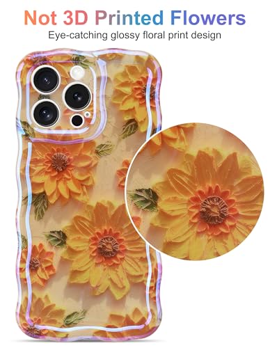Coque iPhone 11 Pro Max fleur antidérapante vagues contre les chutes - 2