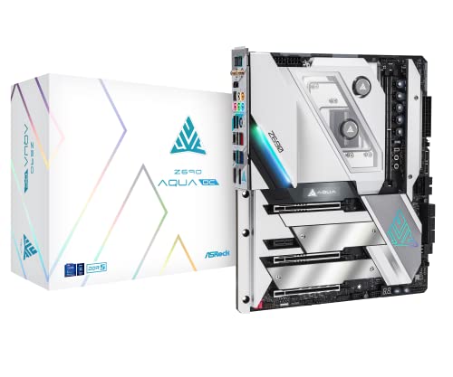 ASRock Z690 AQUA OC, Intel Z690, 1700, EATX, 2 DDR5, HDMI, 2 Thunderbolt, Wi-Fi, LAN 10G e 2,5G, PCIe5, RGB, 3x M.2