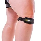 BraceAbility Plus Size Patella Tendon Knee Strap - XXL Men's and Women's Patellar Stabilizer Brace with Adjustable Band for Runner's Knee, Jumper's Tendonitis, Osgood Schlatter, Arthritis (2XL)