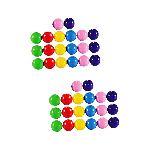 VICASKY 2sets Craftsmanship Safe Material Colorful Activity Balls Hollow Balls for Games Party Favors 20pcs*2