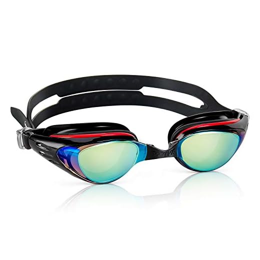 Nearsighted Swim Goggles, Shortsighted Optical Swimming Goggles No Leaking Anti Fog UV Protection for Adult Men Women Youth
