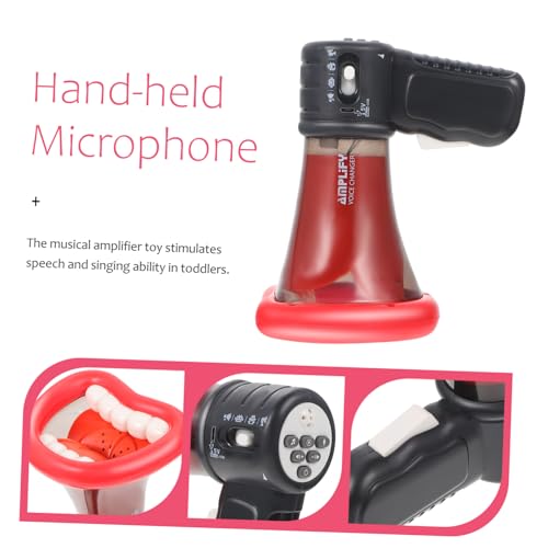 Yardwe 1 Conjunto Complicado Megafone Mini Trocador De Voz Trocador De Voz Para Crianças Cosplay Voz
