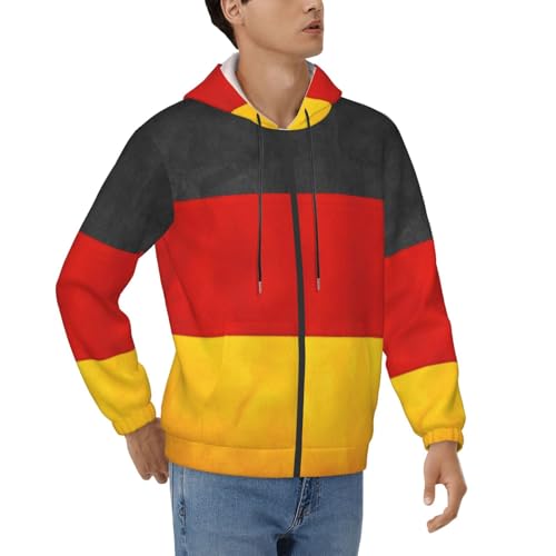 Sweat à capuche drapeau Allemagne homme pull décontracté d'automne et hiver