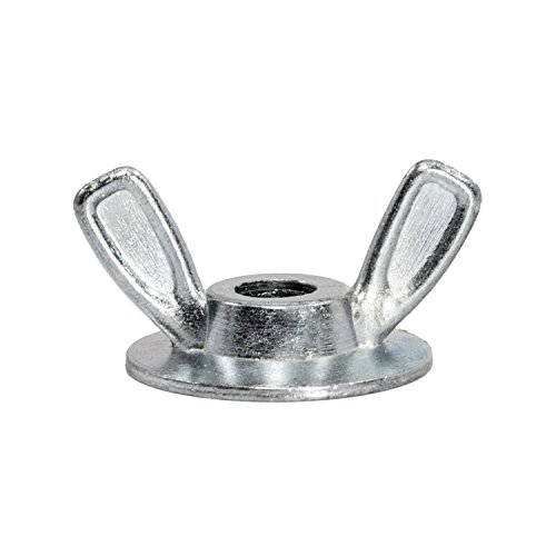 Rok Hardware # 1/4" - 20 Heavy Duty Die Cast Zinc Metal Wing Nut With Washer Base For Hurricane Shutter Panels (25) #TOP1