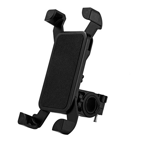 tuzhitech Universal Motorrad Fahrrad Lenkerhalterung Handyhalterung Halterung-3,58 X 7,28 Zoll Schwarz 9,1 cm x 18,5 cm