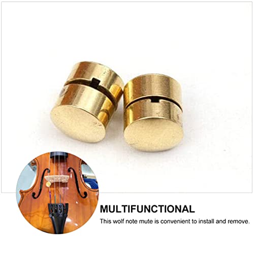 MILISTEN 1 St Wolf Stem Gedempt Viool Dempende Onderdrukkingsbuis Viool Mute Eliminator Viool Wolf Toon Eliminator Instrumentaccessoire Violen Viool Wolf Toon Dempen Metaal Messing Bijlage - Image 6