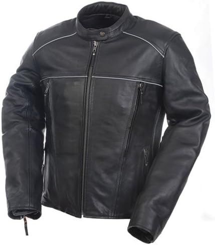 Camoplast 20-219-22 Mossi Womens Premium Leather Jacket Size 22 Black