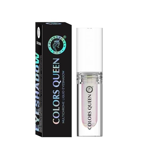 Image of Colors Queen Multichrome Liquid Eyeshadow | Long Wearing & Highly Pigmented Eyeshadow with Metallic Finish | Transfer Proof & Smudge Proof Liquid Eye Shadow for Eye Makeup (06 - Frosted Petal)