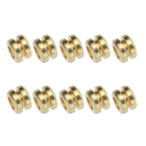 BIUDECO 10piezas Cuentas de Cuerda de Repuesto para Guitarra Acústica Accesorio Creativo y Práctico de Metal Resistente para Partes de Guitarra Folk