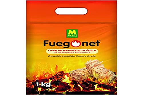 Lana Enciende Fuegos Ecológica 1Kg Fuegonet 231653 Massó