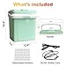 Iceblue Electric Cooler, 26 Liters/28 Cans Mini Fridge with Automatic Locking Handle, 120V AC Home Power Cord & 12V Car Adapter Car Refrigerator, Car Fridge for Home, Car, Gift - Green