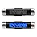 CCChaRLes Alto Schermo Lcd Digitale 2 In 1 Igrometro Termometro Orologio Auto Car Styling Retroilluminazione Blu Accessori Auto Uscita Sfiato Aria