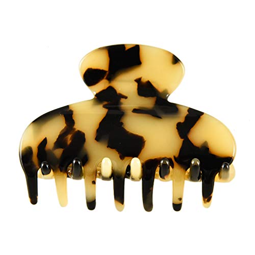 Pomeat Tortoise Shell Claw Clip French Hair Claw Clips Handmade Celluloid Acetate Tortoise Jaw Clip for Women Girls