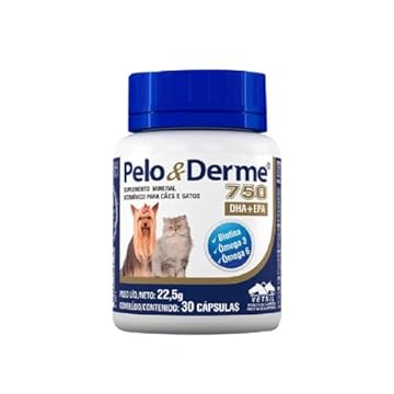 VETNIL Pelo E Derme 750Mg Dha + Epa 30 Cápsulas Vetnil