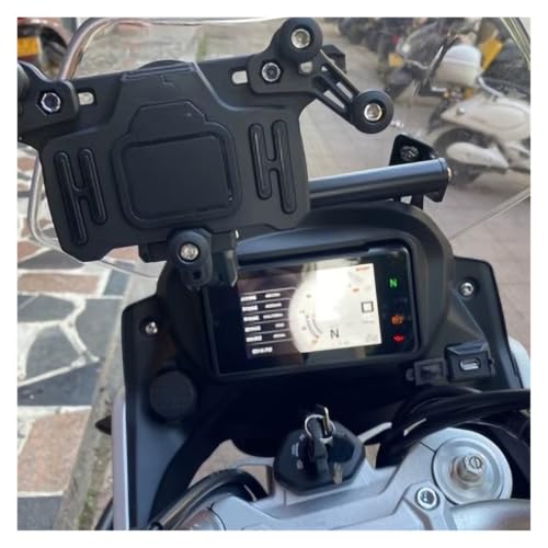 Support plaque navigation moto stable pour smartphone et guidon GPS - 7