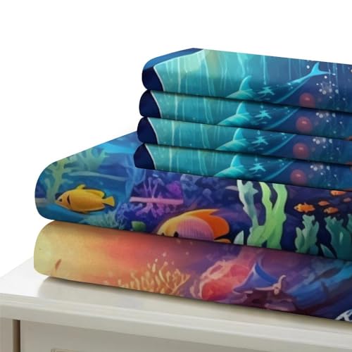 Parure de lit dauphin 220x240 avec housse de couette 3 pièces - 6