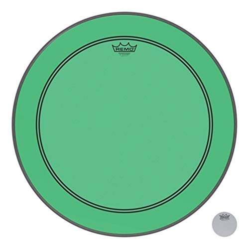 Remo Powerstroke P3 Colortone Green Bass Drumhead, 20'
