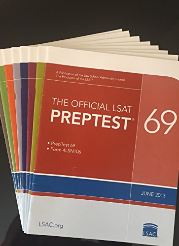 The Official LSAT PrepTest 69: (June 2013 LSAT) (Official LSAT PrepTests)