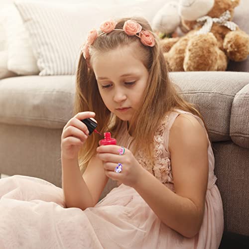 Sotogo 50 Pieces Little Girl Rings Jewelry Rings Girl Pretend Play Rings And Dress Up Rings, Little Girls Gift #TOP3