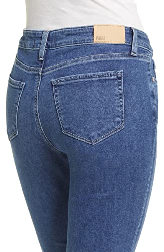 PAIGE Womens Brigitte with Raw Hem Cuff Mid Rise Straight Leg in Antwerp4
