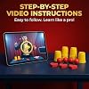 Atlasonix Magic Sets for Kids 6-8, Kids Magician Starter Kit with 80 Plus Magic Tricks for Kids, with Props for Boys and Girls