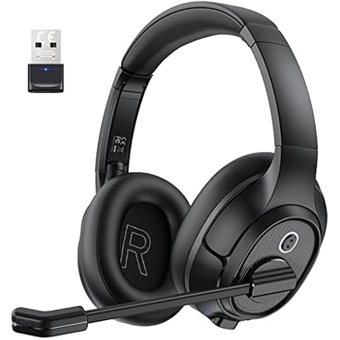 EKSA Bluetooth Headset with Microphone Cover