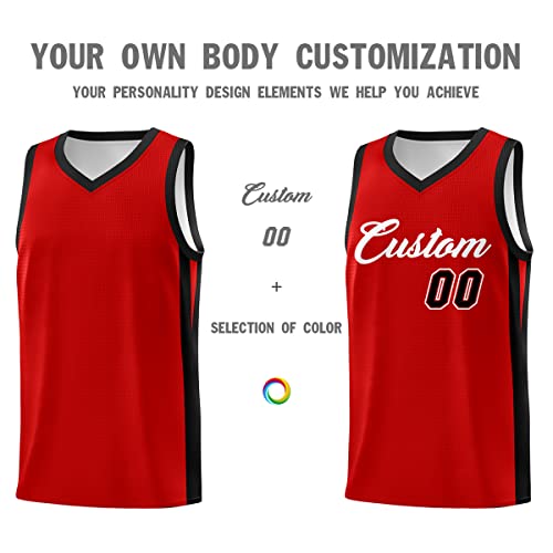 Personalized Your Own Basketball Jersey Sports Shirt Printed Custom Team Name Number Logo for Men Youth3