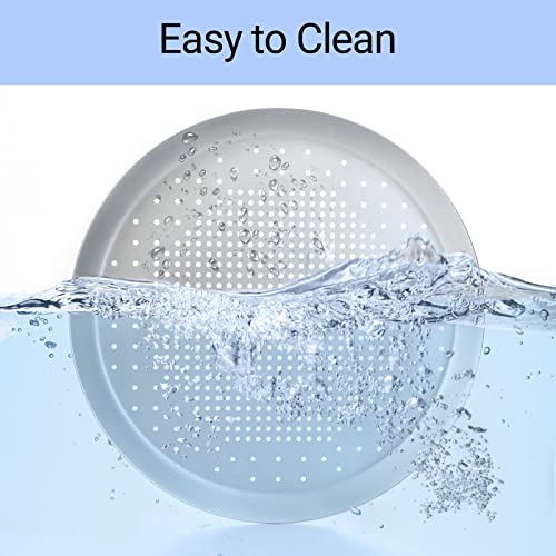 Beasea 10 Inch Pizza Pan, Pizza Pan with Holes Pizza Tray for Oven Crispy Crust Round Heavy Duty Aluminum Alloy Pizza Crisper Pan Pizza Baking Tray Bakeware for Home Restaurant Kitchen