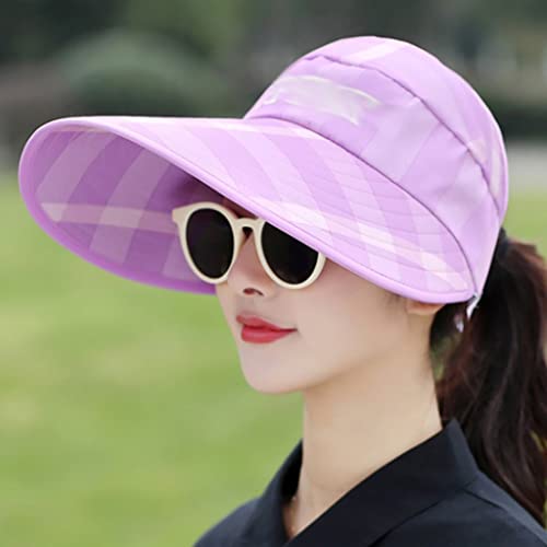 Visière de plage grand bord pliable - Le chapeau vacances idéal pour femmes