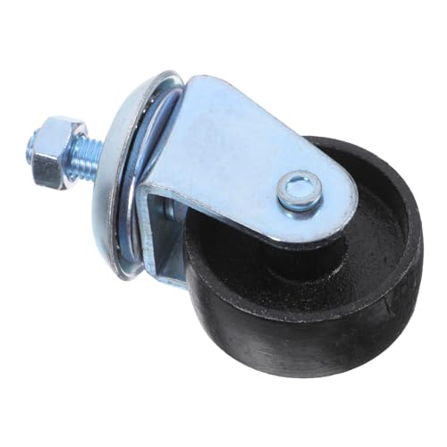 LALAFINA Rueda Giratoria de para Gato de Piso Rueda de Caster de Alta Resistencia para Carretillas y Remolques Compatible con Jack Horizontal la Maniobrabilidad y Durabilidad