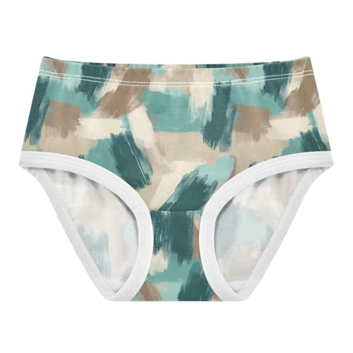 Girls Underwear Soft Cotton Camo Kids Panties in Sizes 2/3t, 4t, 5t, 6 and 8