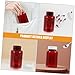 FRCOLOR 16pcs Plastic Medicine Bottles Lids Bulk Empty Pill Containers for Organizing Medications
