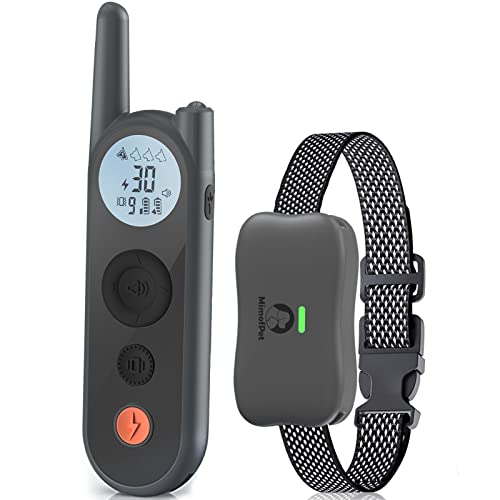 Dog Training Collar With Remote, Rechargeable Shock Collar For Dog With Security Keyboard Lock, 4000 Ft (1.22 Km), 3 Modes Beep, Vibration, Shock, Ipx7 Waterproof Dog Shock Collar For All Breeds, Size #TOP4