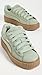 PUMA Womens Creeper Phatty Earth Tone X Fty Platform Lace Up Sneakers Shoes Casual - Green - Size 7.5 M