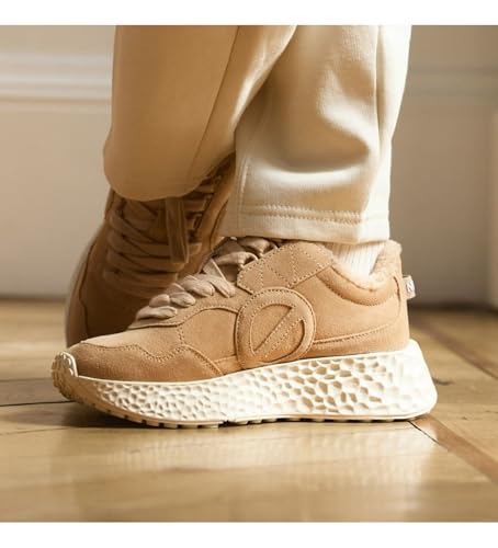 No Name Para Mujer. NNVESC0 Zapatillas Carter Jogger Beige (39), 1 A 3Cm, Cordones, Casual, PoliéSter Reciclado - 2
