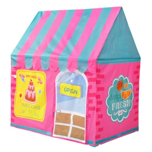 Floving Casitas Infantiles Tela Tienda de campaña Infantil Exterior Tienda Indios Infantil Casitas Infantiles Jardin Cabañas para niños Carpa ninos Juegos Exterior niños (Rosa)
