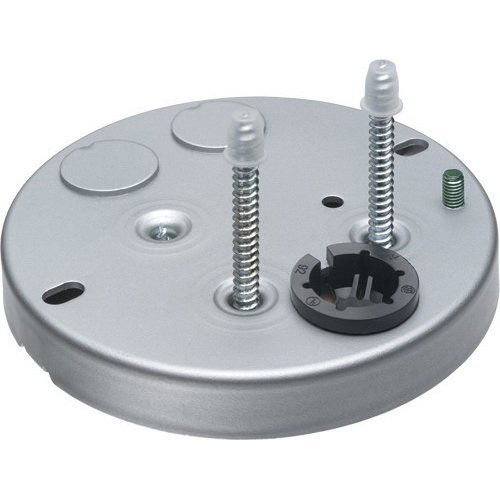 ARLINGTON FBS405T Steel Pan Ceiling Fan/Fixture Mounting Box 4.25 Inch x 0.57 Inch 6 Cubic-Inch