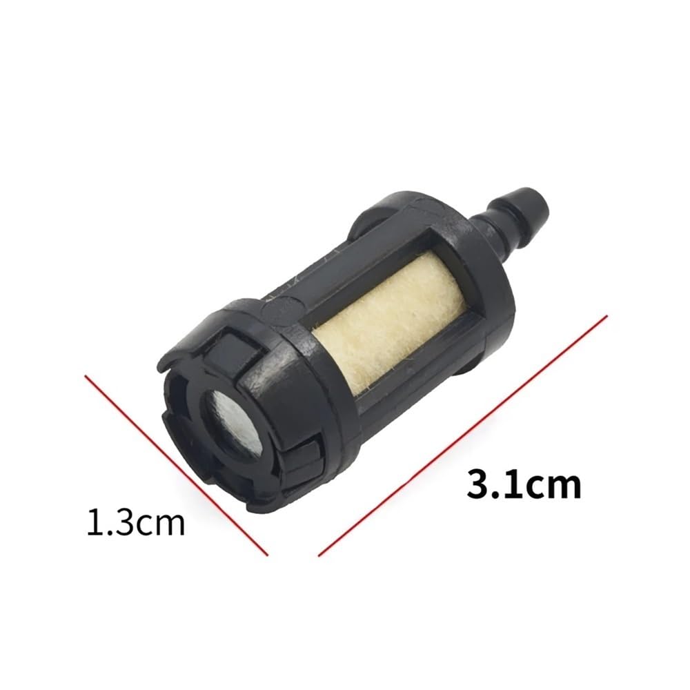 Filtro de Combustible General Apto for maquinaria de jardín de Gasolina, césped, motosierras, sopladores, carburador de Motosierra, Herramientas de jardín (25 Unidades)