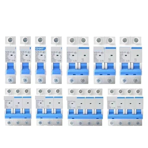 Disjoncteur MCB NXB-63 interrupteur rail DIN pour circuit alternatif 230V