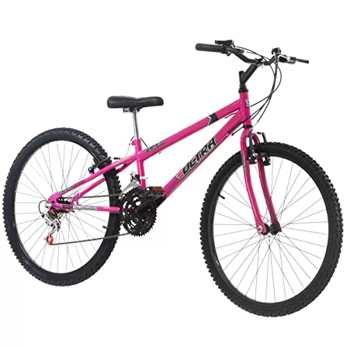 ULTRA BIKE Bicicleta Bikes Feminina Aro 26 – 18 Marchas Rosa