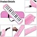 Melodica 32 Key Pianica Portable with Carrying Bag Short and Long Mouthpieces for Beginners Kids Gift