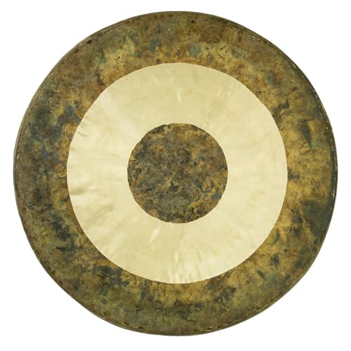 Unlimited Atlantis Chau Gongs Includes Gong, Mallet & Rope/Bronze Chinese Gong With Traditional & Aged Look/For Sound Healing, Meditation, & Yoga.